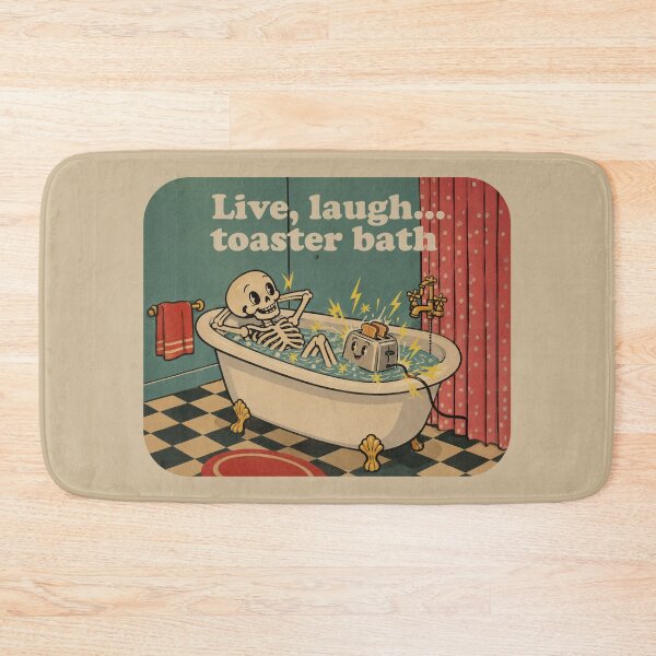 Item preview, Live Laugh Toaster Bath - Vintage designed and sold by letitrip.