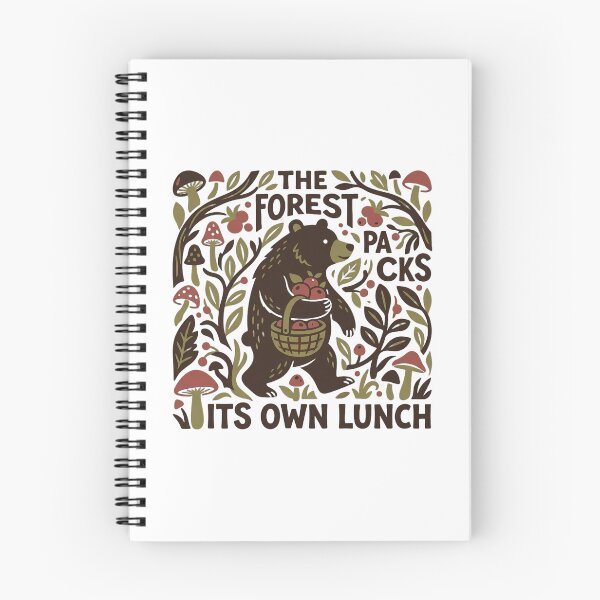 Item preview, Folk Art Cute Woodland Bear Carrying Berry Basket Folk Illustration designed and sold by SHOP-Corner.