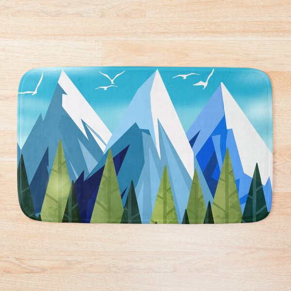Item preview, Majestic Mountain Landscape with Pine Trees designed and sold by Andrew  Hitchen.