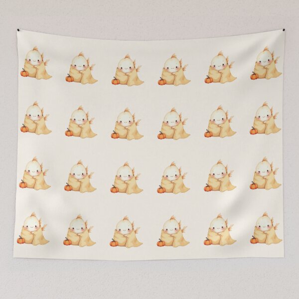Item preview, Fish in Cozy Blanket with Little Pumpkin designed and sold by DariaCraft.