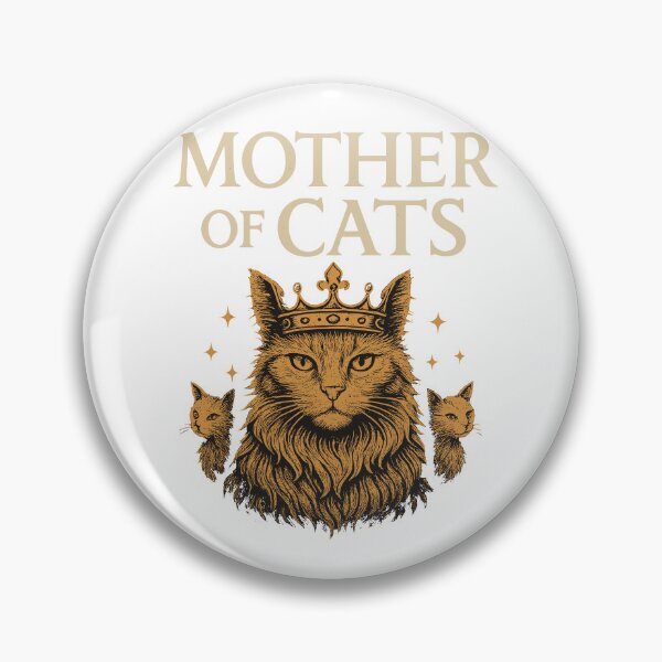 Aperçu de l'œuvre Couronne de chat majestueuse créée et vendue par ThreadQuirk.