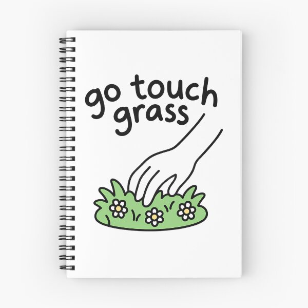 Item preview, Go Touch Grass Meme Hand and Daisy Doodle designed and sold by bwanaboards.