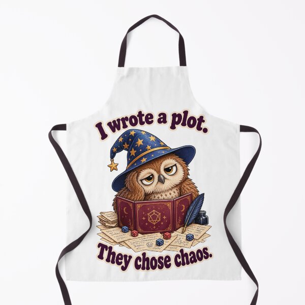 Item preview, I Wrote a Plot, They Chose Chaos - Funny Game Master designed and sold by ManxCatAndy.