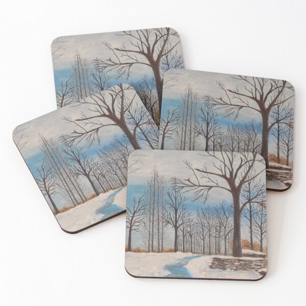 Item preview, Winter Driveway - Oil on Canvas designed and sold by Jamie  Taylor.