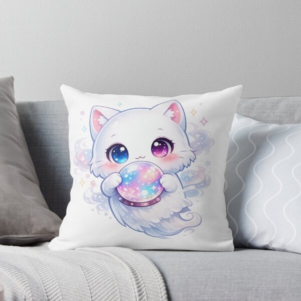 Item preview, Kawaii Pastel Magic Aura Kitty designed and sold by Sommium .