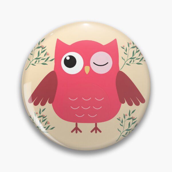 Item preview, Cute Pink Owl Pattern Design designed and sold by Azurart2.