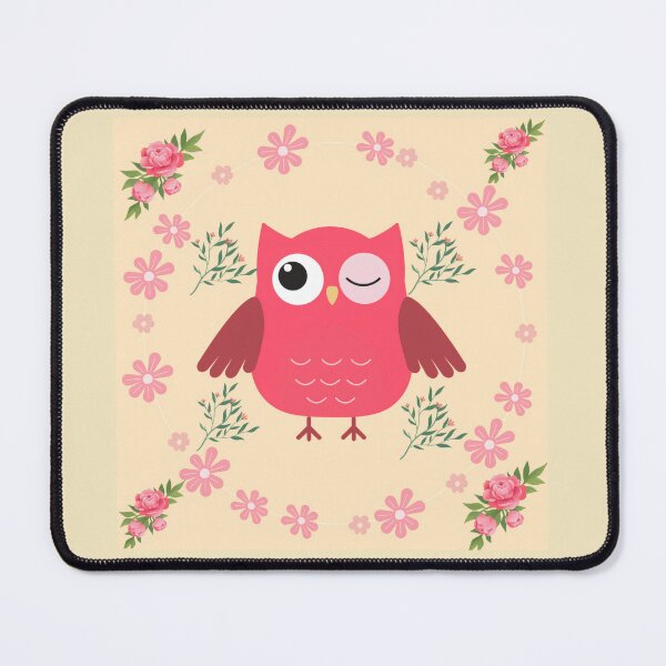 Item preview, Cute Pink Owl Pattern Design designed and sold by Azurart2.