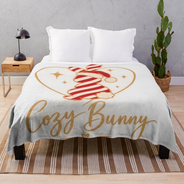 Item preview, Cozy Bunny Candy Cane Heart Christmas Glitter designed and sold by Yellowriversss.