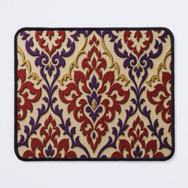 Item preview, Luxury Imperial Owl - Vintage Golden Damask Pattern Art designed and sold by Breezes-of-Ida.