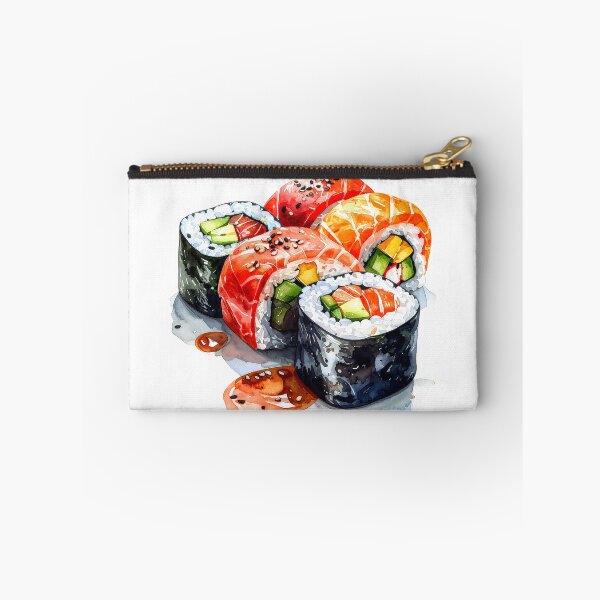 Item preview, Japanese Sushi Watercolor Illustration designed and sold by BetweenForms.