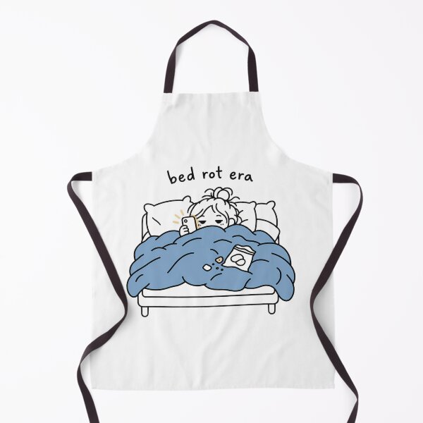 Item preview, Bed Rot Era Cozy Doodle Girl Scrolling in Bed designed and sold by bwanaboards.