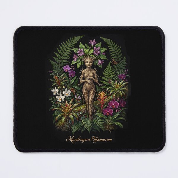 Item preview, Dark Botanical Mandragora Officinarum, Mandrake Herbal Illustration II designed and sold by Yaremchuk.