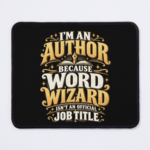 Item preview, Author Writer Humor Word Wizard Creative Writing designed and sold by Maljonic.