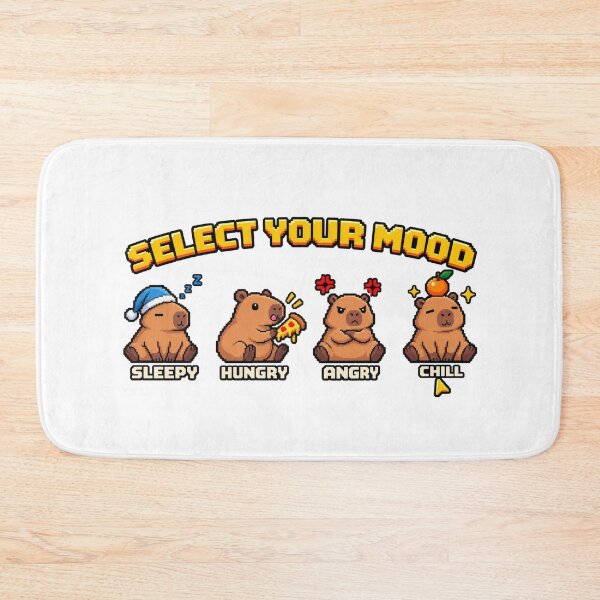 Item preview, Capybara: Select Your Mood - Pixel Art Gamer designed and sold by CircinusStore.