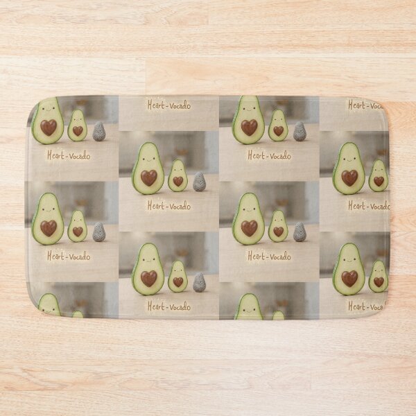 Item preview, Heart Vocado cute Avocado pun designed and sold by Vintage Designs +.