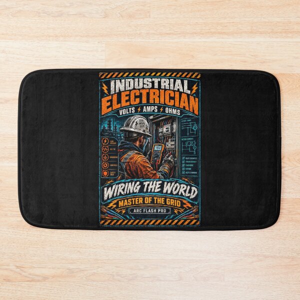 Item preview, Industrial Electrician Volts Amps Wiring World Shirt designed and sold by StudioBilly3000.