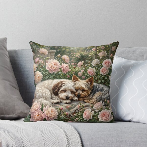 Item preview, Peaceful Puppies Slumber in the Garden designed and sold by The She Shed.