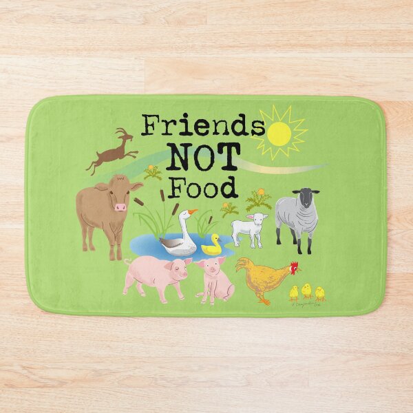 Item preview, Vegan Friends Not Food Farm Animals designed and sold by vinpauld.