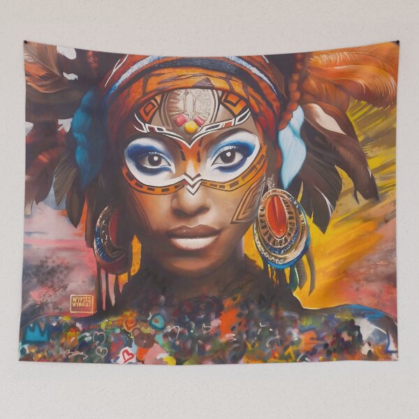Item preview, Street mural photography, Amanirenas, Queen mother of African Kingdom of Kush African American masterpiece designed and sold by Jéanpaul  Ferro.