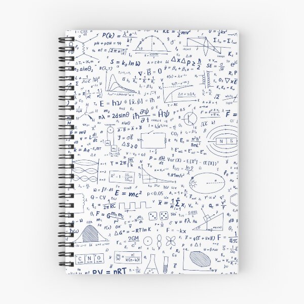 Item preview, STEM doodle collage - physics, chemistry, statistics and electrical-engineering designed and sold by MagicStrawberry.