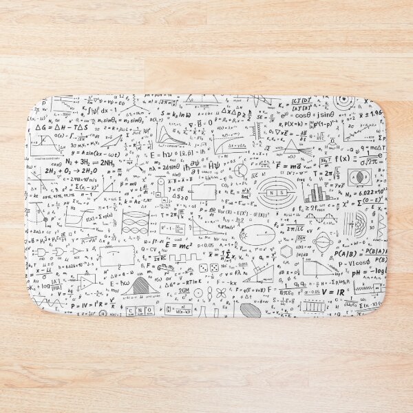 Item preview, STEM doodle collage - physics, chemistry, statistics and electrical-engineering designed and sold by MagicStrawberry.