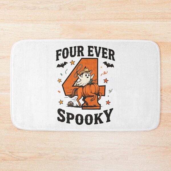 Item preview, Four Ever Spooky Funny Ghost Halloween 4th Birthday designed and sold by Redgiant87x.