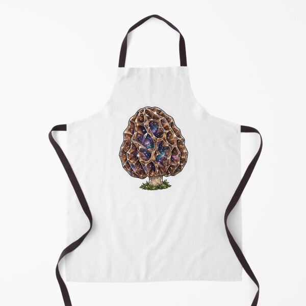 Item preview, Morel Mushroom Crystal Sticker - Galaxy Honeycomb Fungi designed and sold by FineLineBotanical .