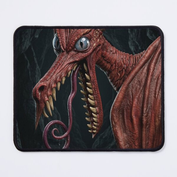 Artikelvorschau, Illustration des Roten Drachen entworfen und verkauft von Vintage Designs +.