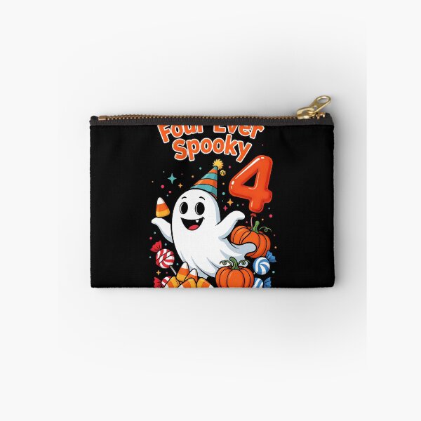 Item preview, Four Ever Spooky 4th Birthday Party Halloween Ghost designed and sold by Redgiant87x.