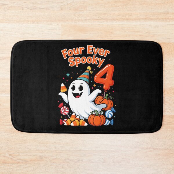 Item preview, Four Ever Spooky 4th Birthday Party Halloween Ghost designed and sold by Redgiant87x.