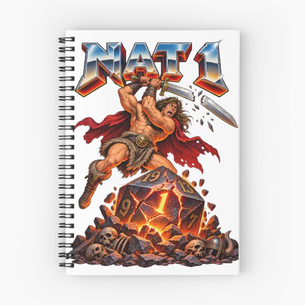 Item preview, Nat 1 Barbarian Critical Fail designed and sold by bwanaboards.
