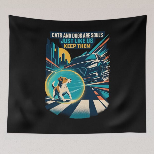 Item preview, Cars infecting cats and dogs on city streets designed and sold by Hota055.