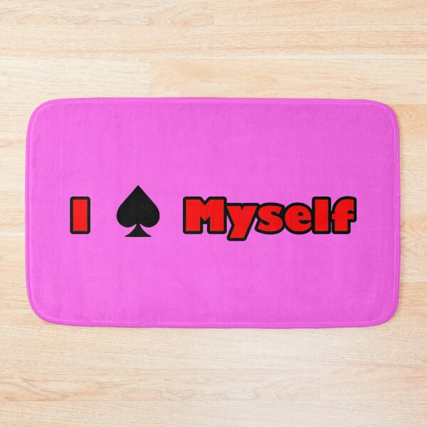Item preview, I Spade Myself (Red Text) designed and sold by Karate Octopus.