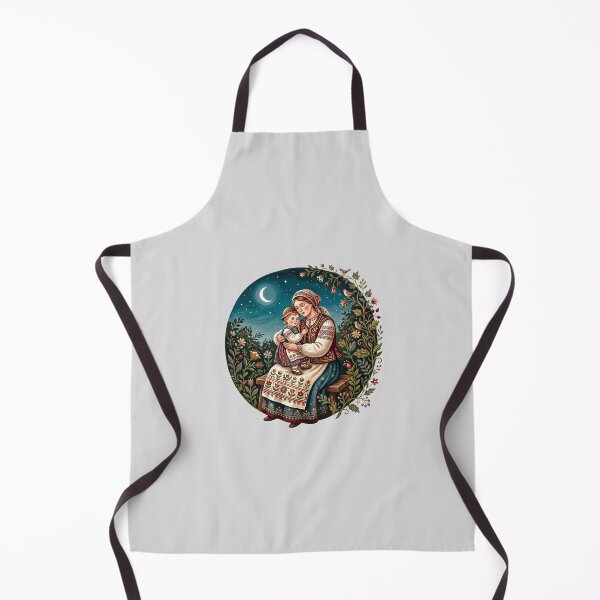Item preview, Mother and Child Under a Starry Moonlit Sky designed and sold by hattie's.