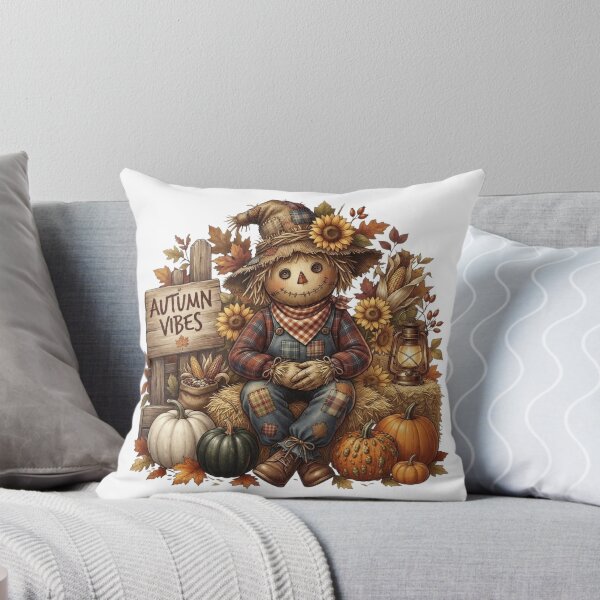 Item preview, Rustic Autumn Scarecrow Harvest designed and sold by BreezifyDesignStudio.