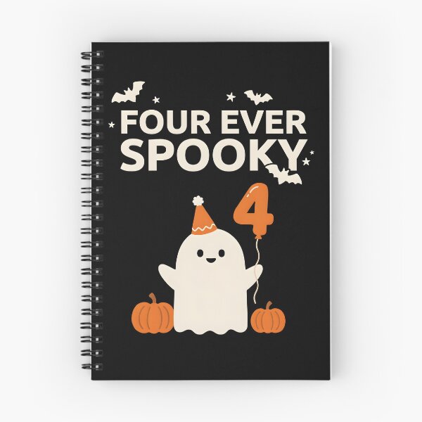 Item preview, Four Ever Spooky Cute Ghost Halloween 4th Birthday designed and sold by Redgiant87x.
