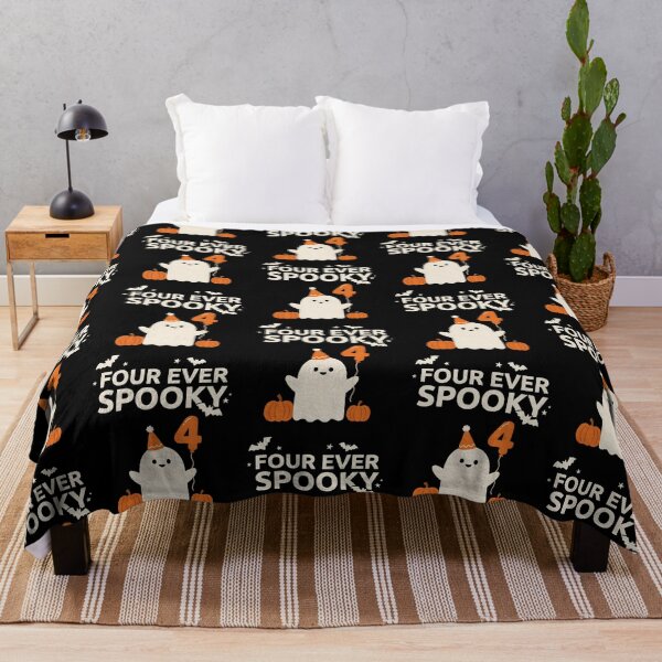 Item preview, Four Ever Spooky Cute Ghost Halloween 4th Birthday designed and sold by Redgiant87x.