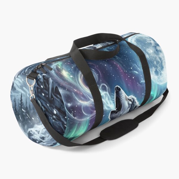 Item preview, Wolf Howling at the Moon - Winter Night Art designed and sold by Lucid Dream Pixel.