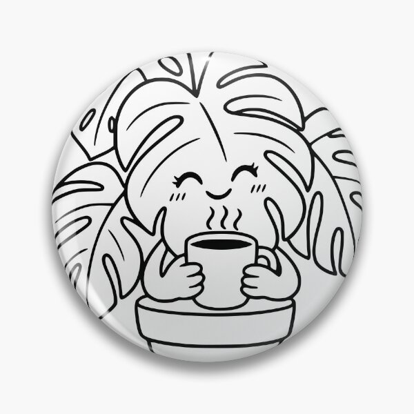 Item preview, Monstera with coffee – plant love designed and sold by Pommes im Bett.