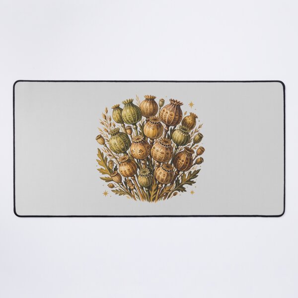 Item preview, Vintage Botanical Poppy Pod Bouquet Illustration designed and sold by hattie's.