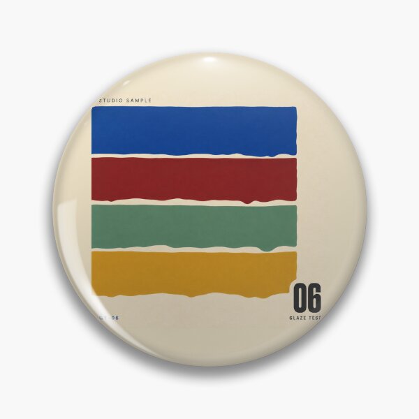 Item preview, Test Tile 06 – Pottery Glaze Sample Coaster designed and sold by astersgraphics.