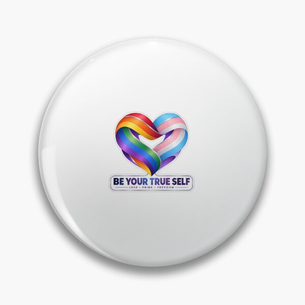 Item preview, Be Your True Self – Pride & Trans Love Heart designed and sold by Atlant11.