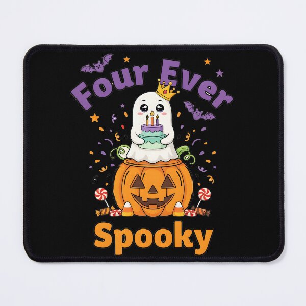 Item preview, Four Ever Spooky Halloween Birthday Funny Ghost designed and sold by Redgiant87x.