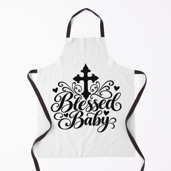 Item preview, blessed baby cross love hearts designed and sold by OCD_JESSICA.