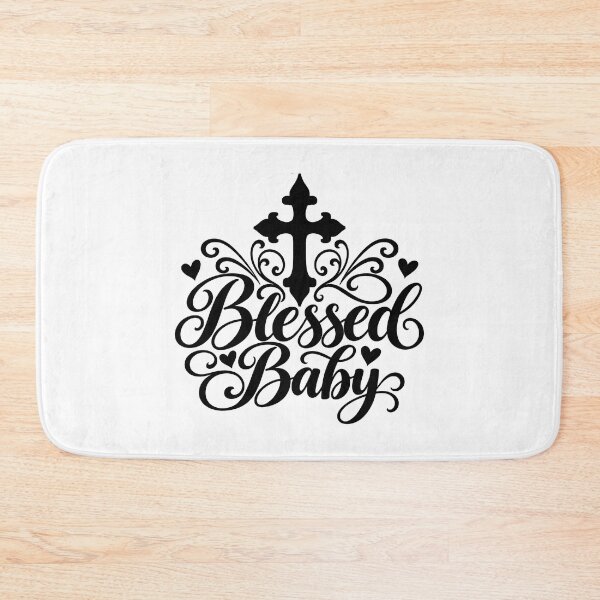 Item preview, blessed baby cross love hearts designed and sold by OCD_JESSICA.