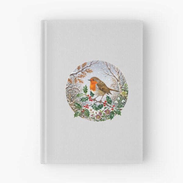Item preview, Winter Robin in a Snowy Woodland Scene designed and sold by hattie's.