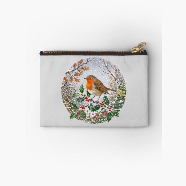 Item preview, Winter Robin in a Snowy Woodland Scene designed and sold by hattie's.
