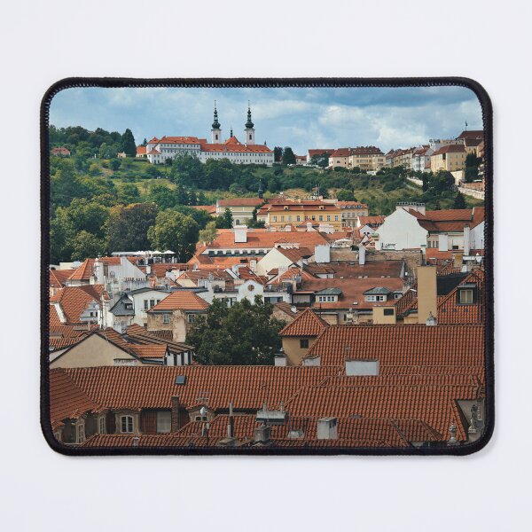 Item preview, Strahov Monastery above red rooftops of Malá Strana in Prague designed and sold by RastislavS.