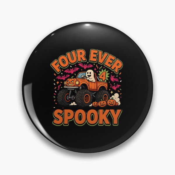 Item preview, Four Ever Spooky Funny Ghost 4th Birthday Halloween designed and sold by Redgiant87x.