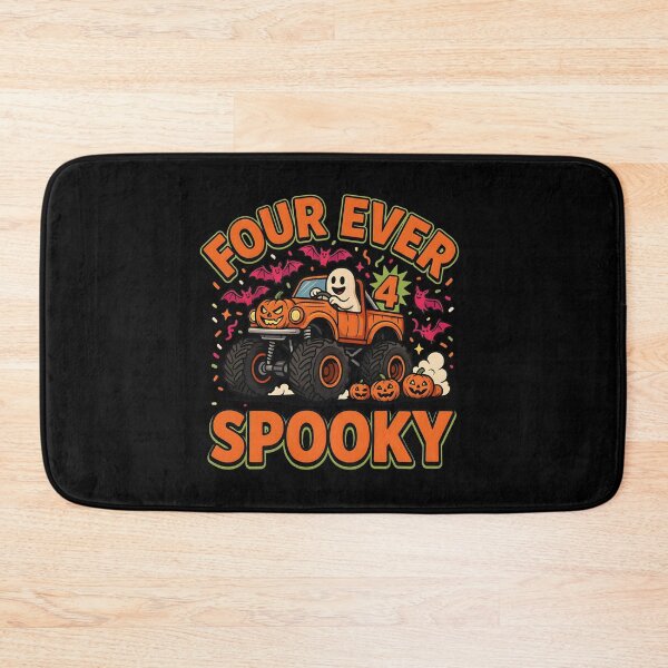 Item preview, Four Ever Spooky Funny Ghost 4th Birthday Halloween designed and sold by Redgiant87x.